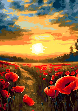 Field of poppies