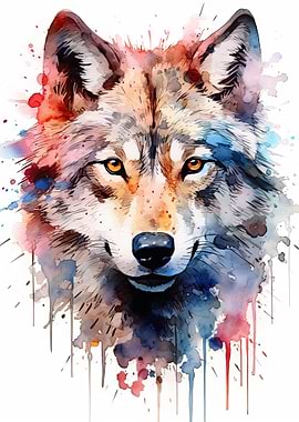 Wolf Watercolor