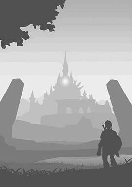 zelda link sword shield