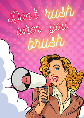 Dental Brush Pop Art