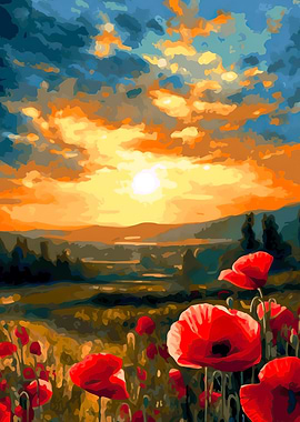 Field of poppies