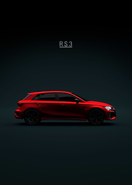 Audi RS3 2021 8Y Red
