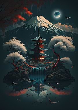 Fantasy Night landscape 3