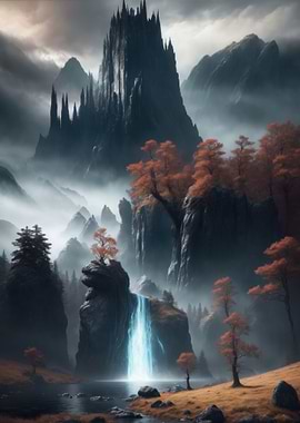 fantasy waterfall