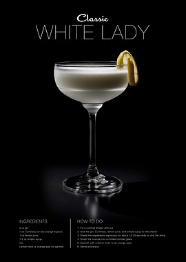 White Lady Cocktail