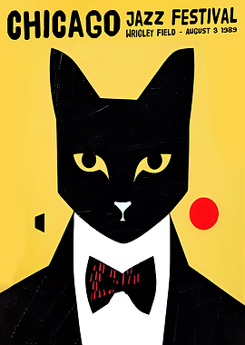Chicago Jazz Festival Cat