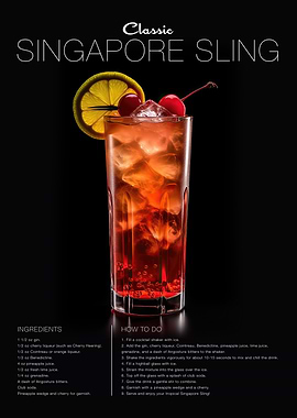 Singapore Sling Cocktail