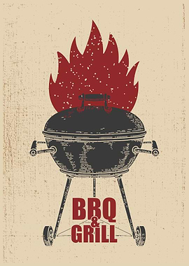 Bbq and grill Poster