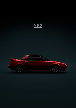 Toyota MR2 Mk1 1984 Red