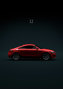 Audi TT Coupe 2007 MK2 Red