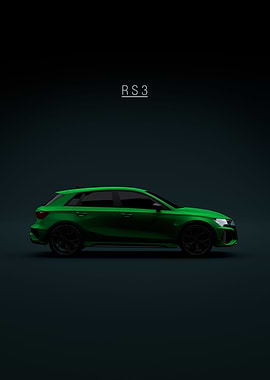 Audi RS3 2021 8Y Green
