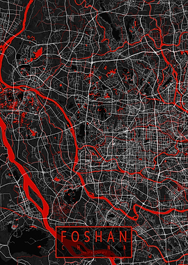 Foshan City Map Oriental