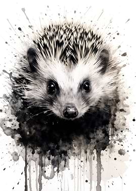 Hedgehog Beauty Black Ink