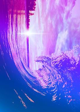 big wave aesthetic nature