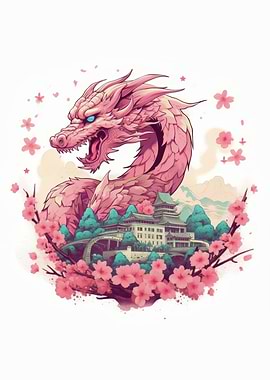 Japanese dragon cherry