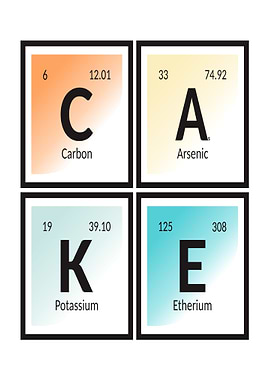 Cake Periodic Table