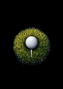 Golf Ball Green Grass