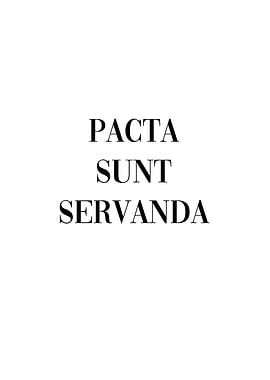 Pacta Sunt Servanda