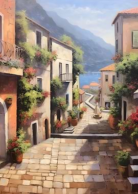 Italy oil painting