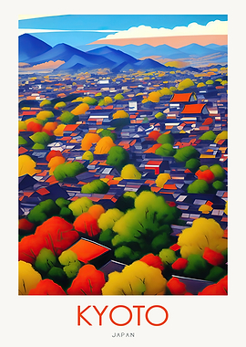 KYOTO Travel Poster