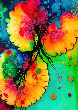 Abstract Alcohol Ink 24