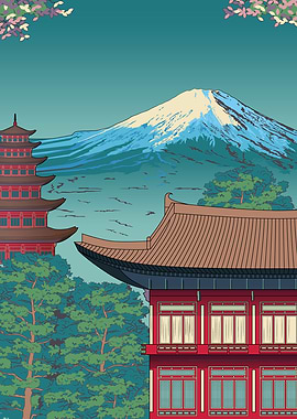 Vintage Japanese Village