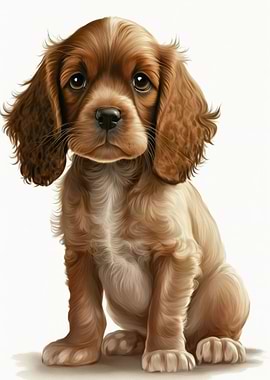 Cocker Spaniel Dog 01