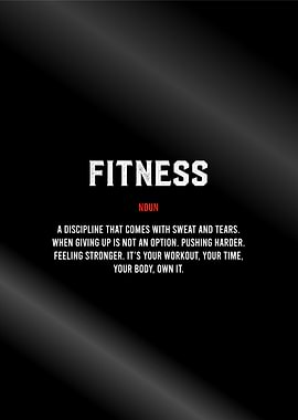 fitness efinition text