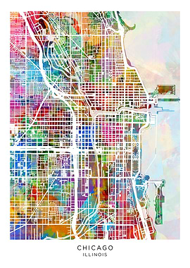 Chicago Illinois Map