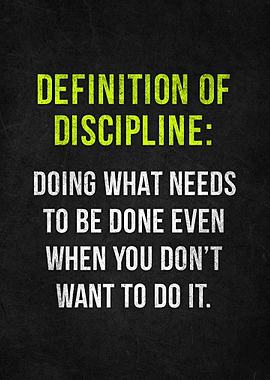 Definition of Discipline
