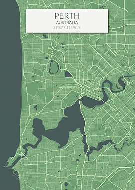 Perth Green Map