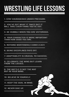 Wrestling life lessons