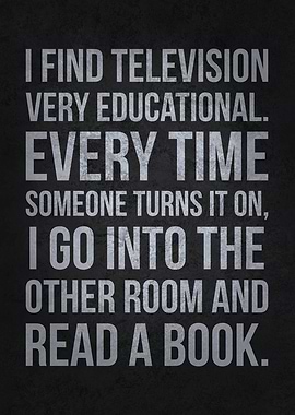 Education Book vs TV Funny