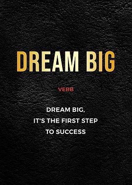 Dream big definition