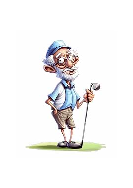 Golfer Grandpa Funny Golf