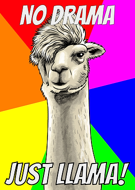 No Drama Llama Meme