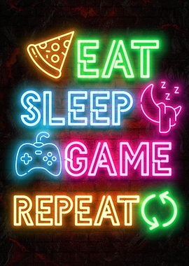 Eat sleep game repeat