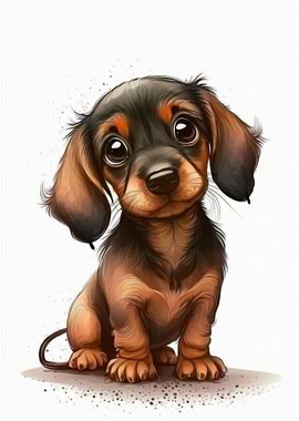 Dachshund Dog 03