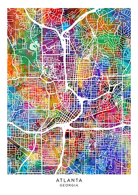 Atlanta Georgia Map