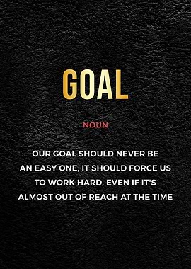 Goal definition