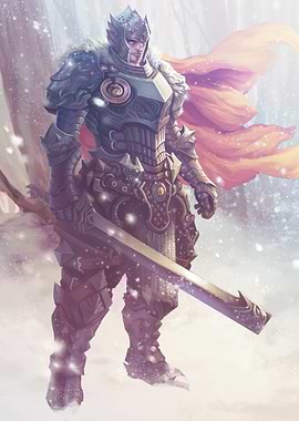 Snowy Armored Warrior A