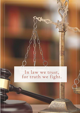 In law we trust for truth