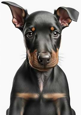 Doberman Pinscher Dog 03