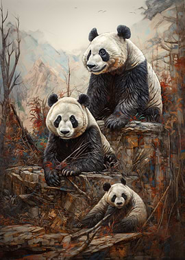 Panda Tranquility Artwork