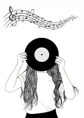 Phonograph Record Girl