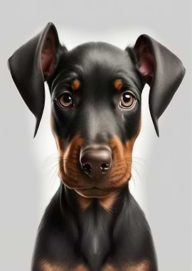 Doberman Pinscher Dog 01