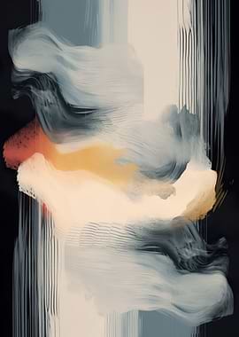 Abstract Brush Stroke Art