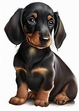 Dachshund Dog 04