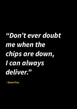 Tyson Fury quotes