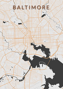 Baltimore City Map